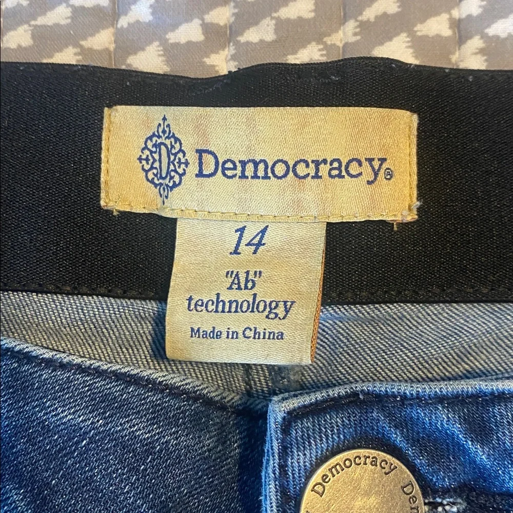 Democracy Ab Technology High Rise Straight Jeans 14 - Picture 13 of 13